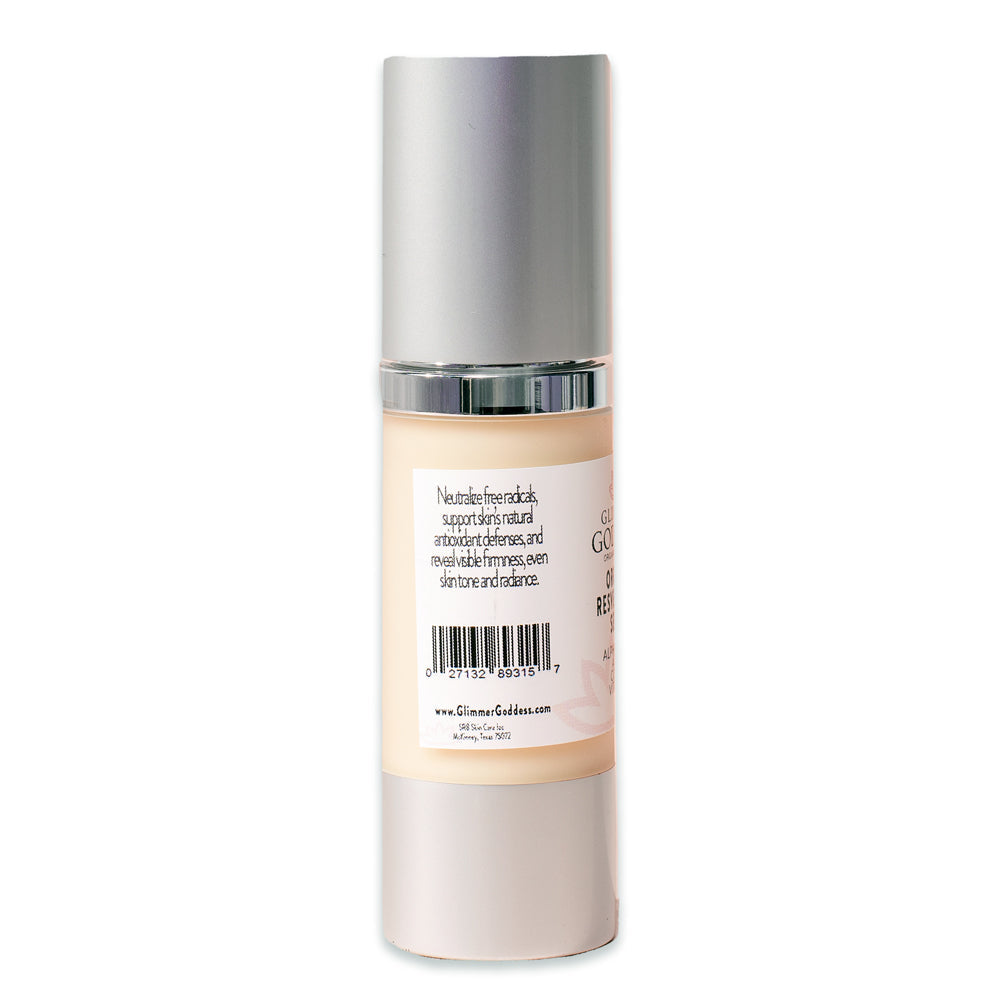 Suero reafirmante instantáneo con resveratrol orgánico: suaviza visiblemente las líneas de expresión.